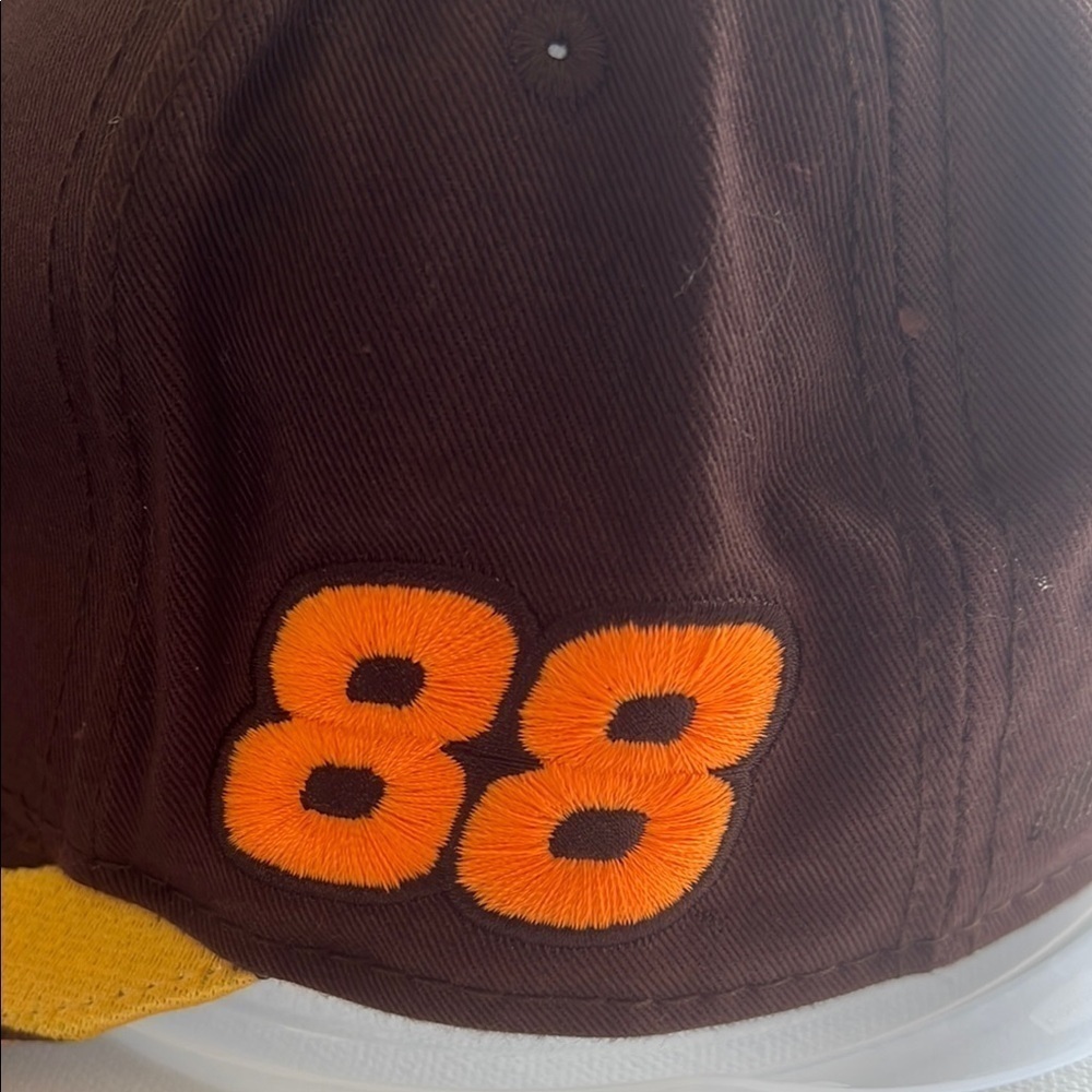 EUC Chase Authentics NASCAR Dale Jarrett UPS Racing Brown # 88 Adjustable Hat - Picture 3 of 11